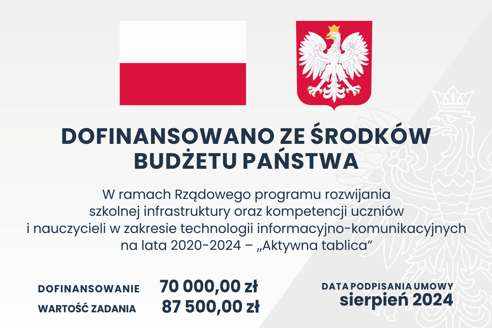 godło i flaga